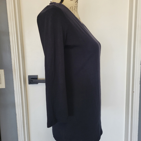 Weekend Max Mara Designer Jersey Knit 3/4 Sleeve Casual Minimal Top Size Med - Picture 3 of 7